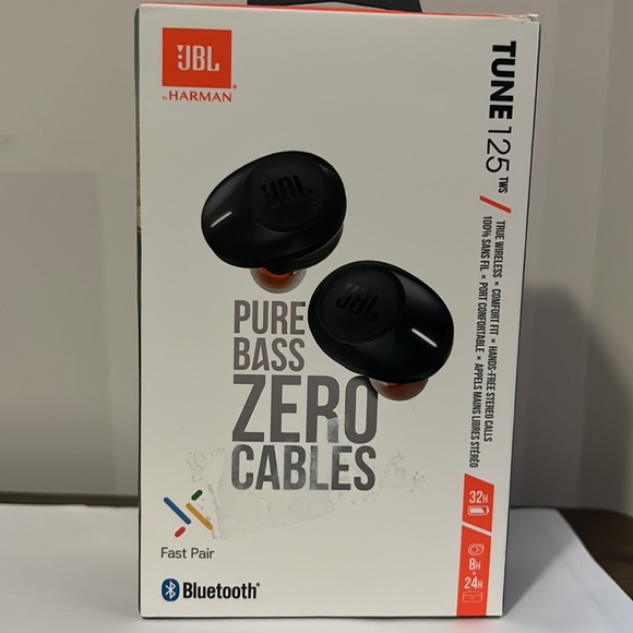 JBL HARMAN Other - JBL Tune 125TWS True Wireless In-Ear Headphones - JBL Pure Bass Sound